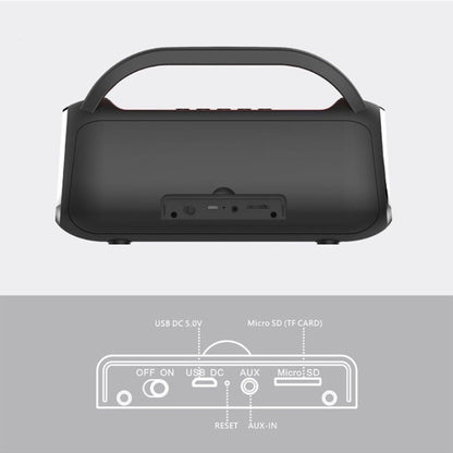 DY18 Wireless Bluetooth Speaker Portable Wireless Speaker Sound System, Support Bluetooth & AUX & TF & Radio - Desktop Speaker by buy2fix | Online Shopping UK | buy2fix