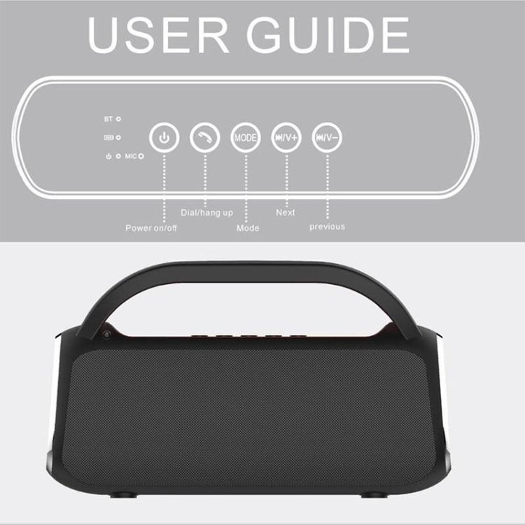 DY18 Wireless Bluetooth Speaker Portable Wireless Speaker Sound System, Support Bluetooth & AUX & TF & Radio - Desktop Speaker by buy2fix | Online Shopping UK | buy2fix