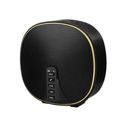 DY-52 Portable Bluetooth Speaker Wireless Loudspeaker Sound 32G Max Memory 10W Stereo Music Surround Outdoor Speaker(Black+Gold) - Desktop Speaker by buy2fix | Online Shopping UK | buy2fix