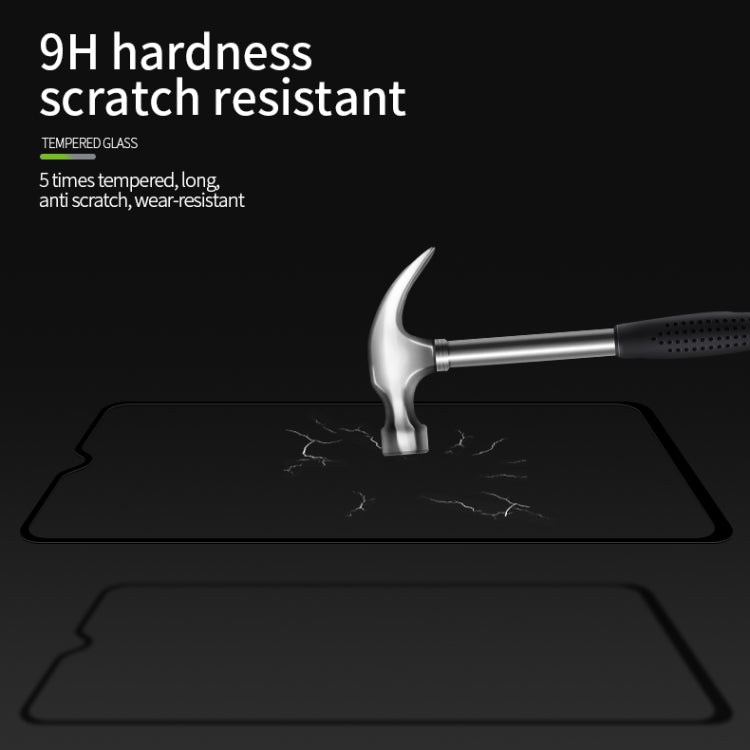 For OPPO Realme5 Pro / RealmeQ PINWUYO 9H 2.5D Full Screen Tempered Glass Film(Black) - OPPO Tempered Glass by PINWUYO | Online Shopping UK | buy2fix