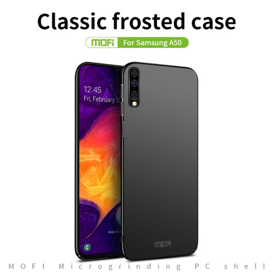 For Galaxy A50 MOFI Frosted PC Ultra-thin Hard Case(Rose gold) by MOFI