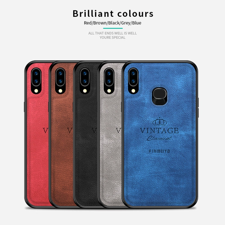 For Galaxy A10S PINWUYO Zun Series PC + TPU + Skin Waterproof And Anti-fall All-inclusive Protective Shell(Red) - Galaxy Phone Cases by PINWUYO | Online Shopping UK | buy2fix