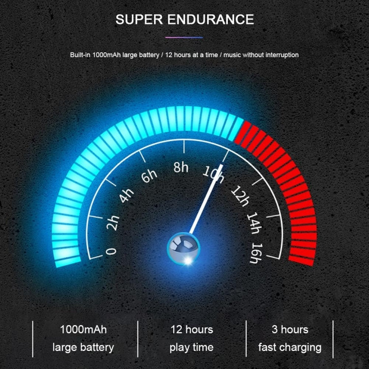 C7 Bluetooth 5.0 Speaker Transparent LED Luminous Subwoofer TWS 6D Surround HIFI Stereo Cool Audio(Black) - Desktop Speaker by buy2fix | Online Shopping UK | buy2fix