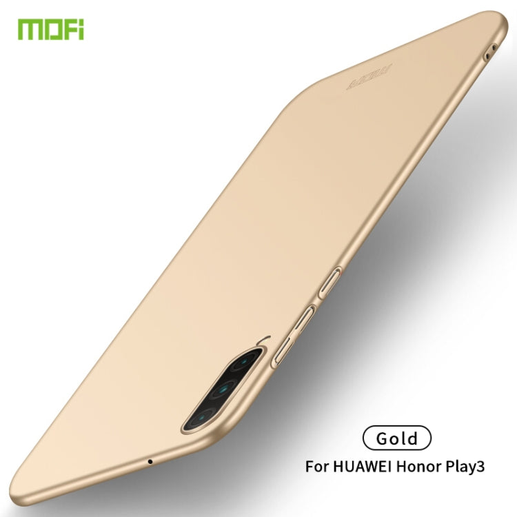 For Huawei Honor Play 3 MOFI Frosted PC Ultra-thin Hard Case(Gold) - Honor Cases by MOFI | Online Shopping UK | buy2fix