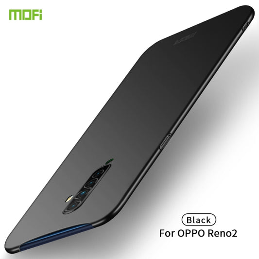 For OPPO Reno2 MOFI Frosted PC Ultra-thin Hard Case(Black) - OPPO Cases by MOFI | Online Shopping UK | buy2fix