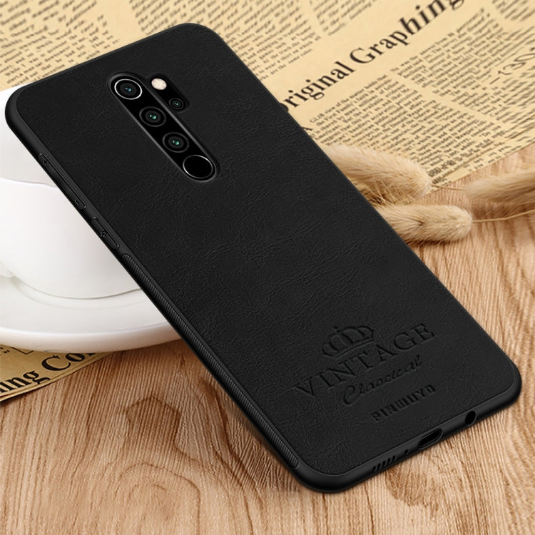 For Xiaomi RedMi Note 8 Pro PINWUYO Pin Rui Series Classical Leather, PC + TPU + PU Leather Waterproof And Anti-fall All-inclusive Protective Shell(Black) - Xiaomi Cases by PINWUYO | Online Shopping UK | buy2fix