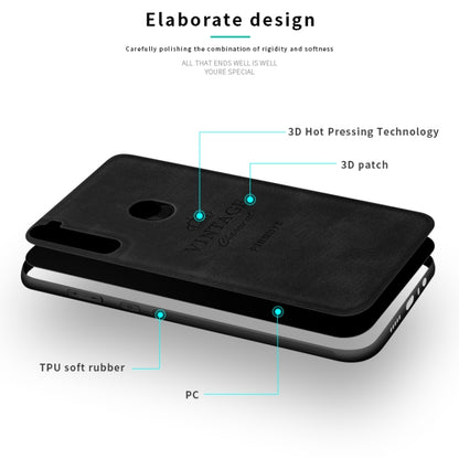 For Xiaomi RedMi Note 8 PINWUYO Zun Series PC + TPU + Skin Waterproof And Anti-fall All-inclusive Protective Shell(Black) - Xiaomi Cases by PINWUYO | Online Shopping UK | buy2fix