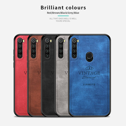 For Xiaomi RedMi Note 8 PINWUYO Zun Series PC + TPU + Skin Waterproof And Anti-fall All-inclusive Protective Shell(Red) - Xiaomi Cases by PINWUYO | Online Shopping UK | buy2fix