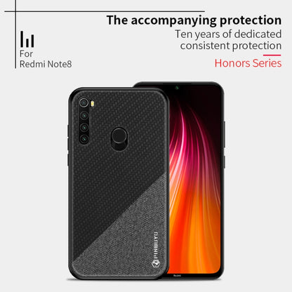 For Xiaomi RedMi Note 8 PINWUYO Rong Series  Shockproof PC + TPU+ Chemical Fiber Cloth Protective Cover(Yellow) - Xiaomi Cases by buy2fix | Online Shopping UK | buy2fix