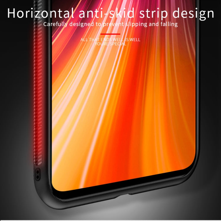 For Xiaomi RedMi Note 8 PINWUYO Rong Series  Shockproof PC + TPU+ Chemical Fiber Cloth Protective Cover(Red) - Xiaomi Cases by buy2fix | Online Shopping UK | buy2fix