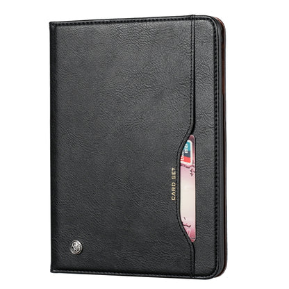For iPad 10.2 Knead Skin Texture Horizontal Flip Leather Case with Photo Frame & Holder & Card Slots & Wallet(Black) - iPad 10.2 Cases by buy2fix | Online Shopping UK | buy2fix