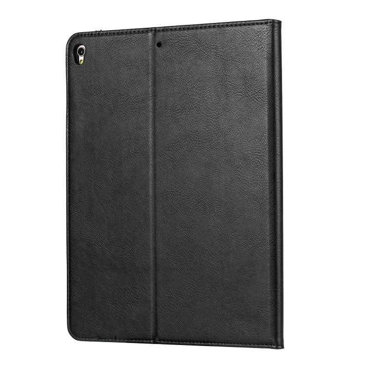 For iPad 10.2 Knead Skin Texture Horizontal Flip Leather Case with Photo Frame & Holder & Card Slots & Wallet(Black) - iPad 10.2 Cases by buy2fix | Online Shopping UK | buy2fix