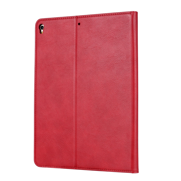 For iPad 10.2 Knead Skin Texture Horizontal Flip Leather Case with Photo Frame & Holder & Card Slots & Wallet(Red) - iPad 10.2 Cases by buy2fix | Online Shopping UK | buy2fix