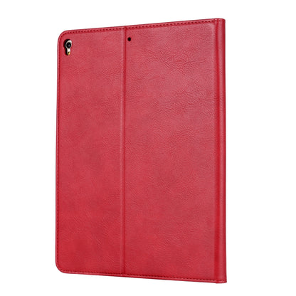 For iPad 10.2 Knead Skin Texture Horizontal Flip Leather Case with Photo Frame & Holder & Card Slots & Wallet(Red) - iPad 10.2 Cases by buy2fix | Online Shopping UK | buy2fix