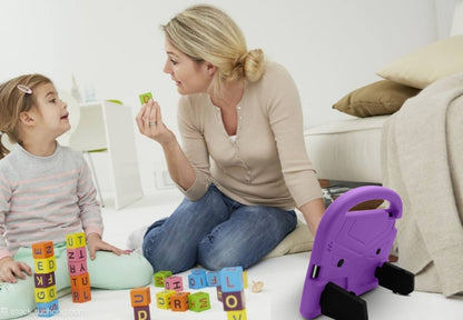 For iPad 4/3/2 Sparrow Style EVA Material Children Shockproof Casing Shell(Purple) - iPad 4 & 3 & 2 Cases by buy2fix | Online Shopping UK | buy2fix