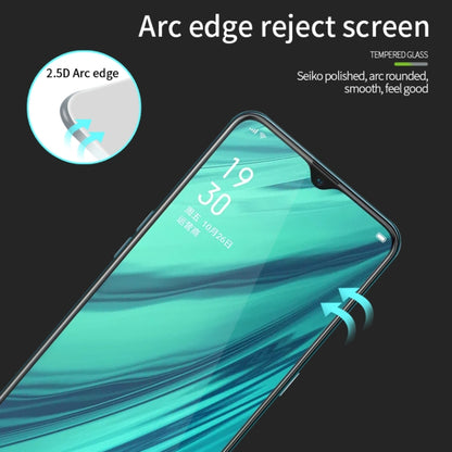For OPPO A9 2020 / A5 2020 PINWUYO 9H 2.5D Full Screen Tempered Glass Film(Black) - OPPO Tempered Glass by PINWUYO | Online Shopping UK | buy2fix