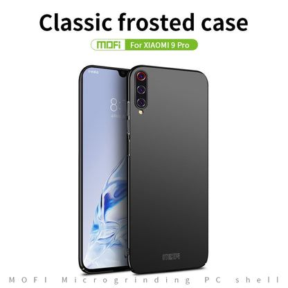 For Xiaomi Mi 9 Pro MOFI Frosted PC Ultra-thin Hard Case(Gold) - Xiaomi Cases by MOFI | Online Shopping UK | buy2fix