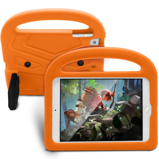 For  iPad Mini 5 / 4 / 3 / 2 / 1 Sparrow Style EVA Children's Flat Anti Falling Protective Shell(Orang) - iPad mini (2019) / mini 5 Cases by buy2fix | Online Shopping UK | buy2fix