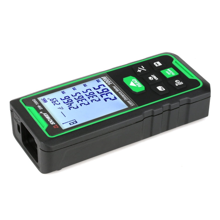 SNDWAY SW-100G Green lLght Digital Laser Tape Sensor Range Finder - Laser Rangefinder by SNDWAY | Online Shopping UK | buy2fix