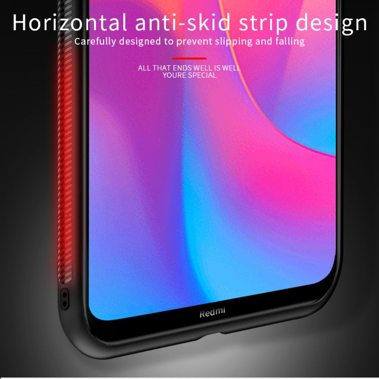 For Xiaomi RedMi 8A PINWUYO Rong Series  Shockproof PC + TPU+ Chemical Fiber Cloth Protective Cover(Red) - Xiaomi Cases by PINWUYO | Online Shopping UK | buy2fix