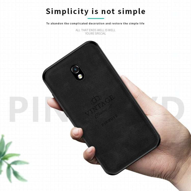 For Xiaomi RedMi 8A PINWUYO Zun Series PC + TPU + Skin Waterproof And Anti-fall All-inclusive Protective Shell(Gray) - Xiaomi Cases by PINWUYO | Online Shopping UK | buy2fix