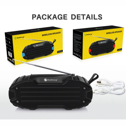 New Rixing NR907 Portable Stereo Surround Soundbar Bluetooth Speaker with Microphone, Support TF Card FM(Yellow) - Desktop Speaker by NewRixing | Online Shopping UK | buy2fix