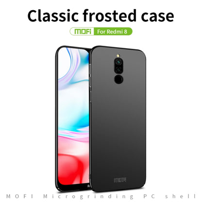 For Xiaomi RedMi 8 MOFI Frosted PC Ultra-thin Hard Case(Black) - Xiaomi Cases by MOFI | Online Shopping UK | buy2fix