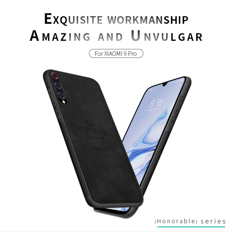 For Xiaomi Mi 9 Pro PINWUYO Zun Series PC + TPU + Skin Waterproof And Anti-fall All-inclusive Protective Shell(Black) - Xiaomi Cases by PINWUYO | Online Shopping UK | buy2fix