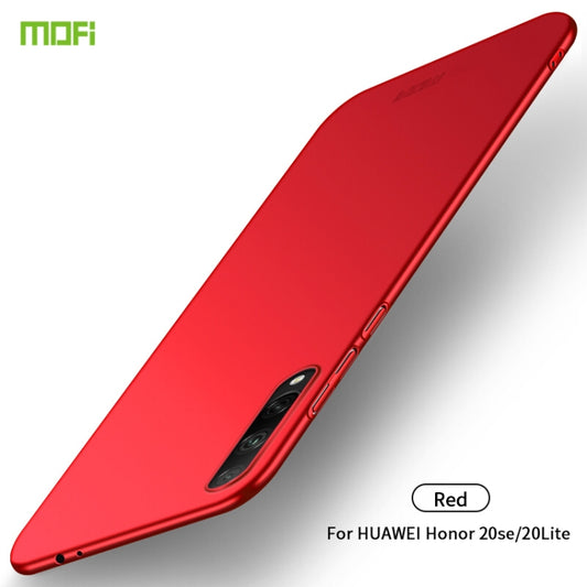 For Huawei Honor 20 Lite MOFI Frosted PC Ultra-thin Hard Case(Red) - Honor Cases by MOFI | Online Shopping UK | buy2fix