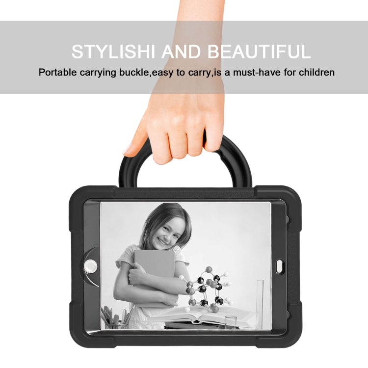 For iPad MINI1/2/3 EVA + PC Flat Protective Shell with 360 ° Rotating Bracket(Black+Black) - iPad Mini 4 & 3 & 2 & 1 Cases by buy2fix | Online Shopping UK | buy2fix
