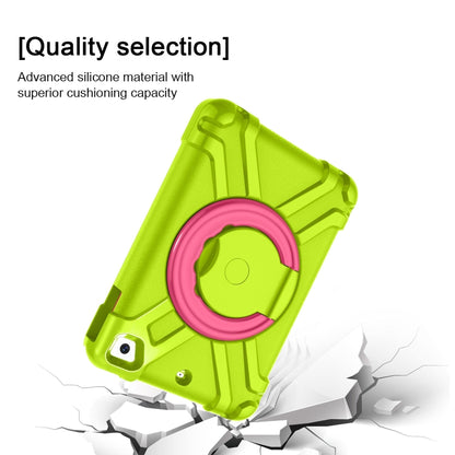 For iPad MINI1/2/3 EVA + PC Flat Protective Shell with 360 ° Rotating Bracket(Grass Green+Rose Red) - iPad Mini 4 & 3 & 2 & 1 Cases by buy2fix | Online Shopping UK | buy2fix