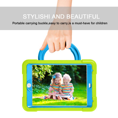 For iPad MINI1/2/3 EVA + PC Flat Protective Shell with 360 ° Rotating Bracket(Grass Green+Blue) - iPad Mini 4 & 3 & 2 & 1 Cases by buy2fix | Online Shopping UK | buy2fix