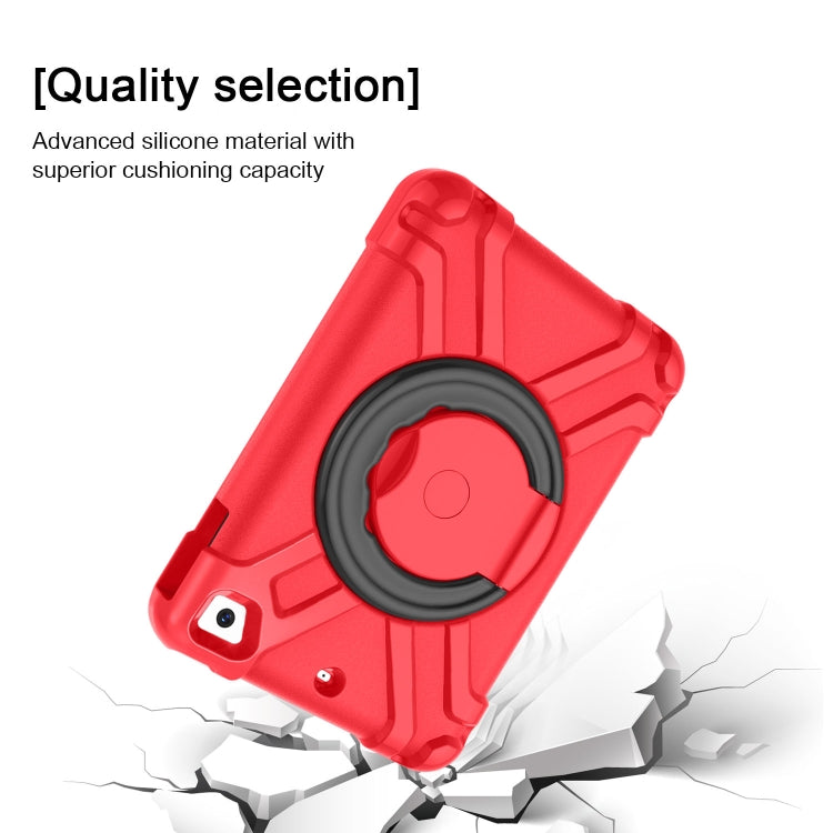 For iPad MINI1/2/3 EVA + PC Flat Protective Shell with 360 ° Rotating Bracket(Red+Black) - iPad Mini 4 & 3 & 2 & 1 Cases by buy2fix | Online Shopping UK | buy2fix