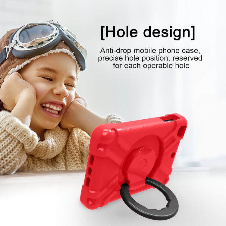 For iPad MINI1/2/3 EVA + PC Flat Protective Shell with 360 ° Rotating Bracket(Red+Black) - iPad Mini 4 & 3 & 2 & 1 Cases by buy2fix | Online Shopping UK | buy2fix