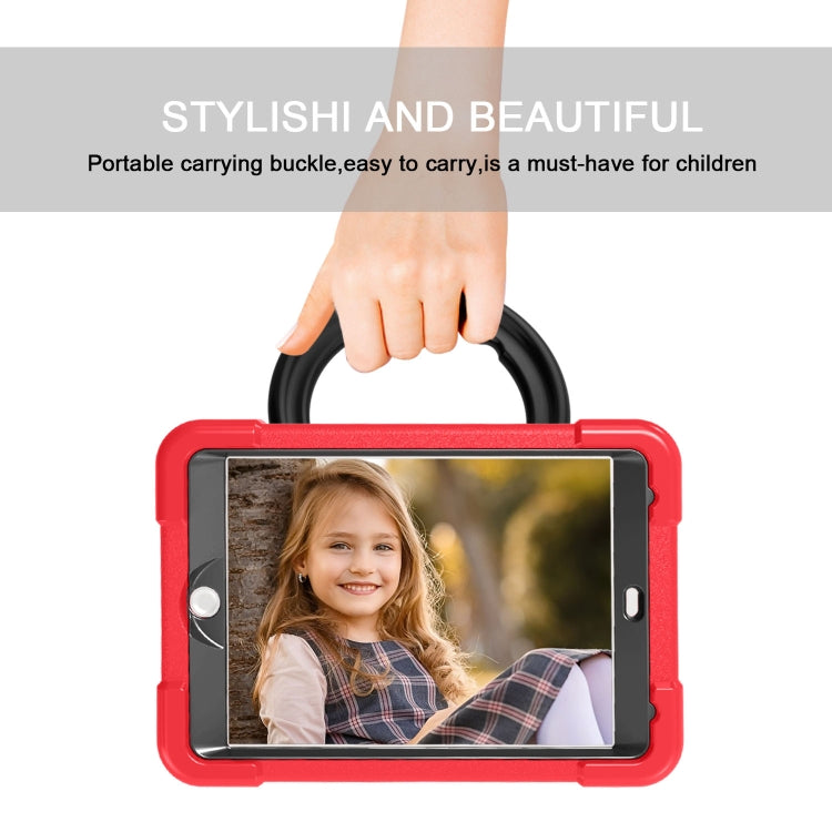 For iPad MINI1/2/3 EVA + PC Flat Protective Shell with 360 ° Rotating Bracket(Red+Black) - iPad Mini 4 & 3 & 2 & 1 Cases by buy2fix | Online Shopping UK | buy2fix