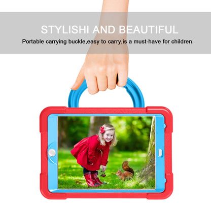 For iPad MINI1/2/3 EVA + PC Flat Protective Shell with 360 ° Rotating Bracket(Red+Blue) - iPad Mini 4 & 3 & 2 & 1 Cases by buy2fix | Online Shopping UK | buy2fix