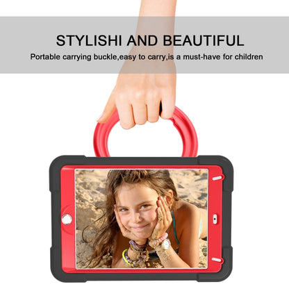 For iPad MINI 4/5 EVA + PC Flat Protective Shell with 360 ° Rotating Bracket(Black+Red) - iPad Mini 4 & 3 & 2 & 1 Cases by buy2fix | Online Shopping UK | buy2fix