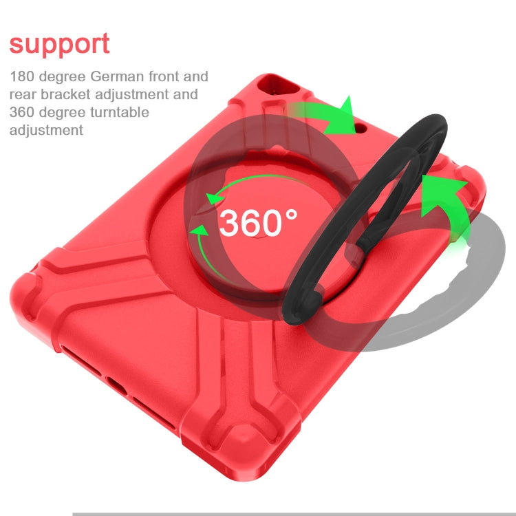 For iPad Air/Air2/Pro9.7 EVA + PC Flat Protective Shell with 360 ° Rotating Bracket(Red+Black) - iPad 9.7 (2018) & (2017) Cases by buy2fix | Online Shopping UK | buy2fix
