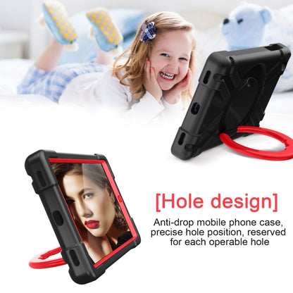 For Galaxy Tab A 10.1 (2019) EVA + PC Flat Protective Shell with 360 Degree Rotating Bracket(Black+Red) - Tab A 10.1 (2019) T510 / T515 by buy2fix | Online Shopping UK | buy2fix