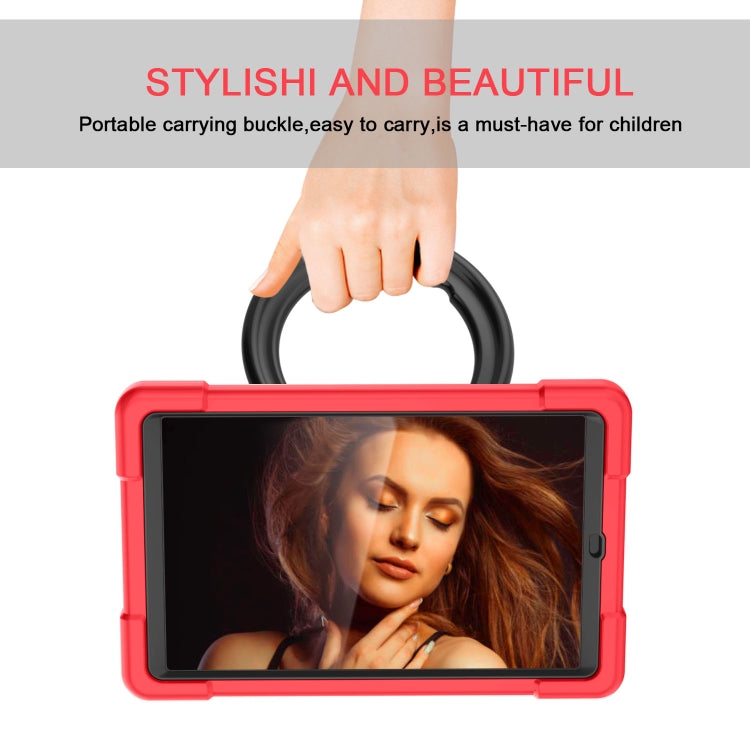 For Galaxy Tab A 10.1 (2019) EVA + PC Flat Protective Shell with 360 Degree Rotating Bracket(Red+Black) - Tab A 10.1 (2019) T510 / T515 by buy2fix | Online Shopping UK | buy2fix