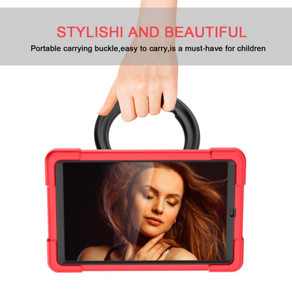 For Galaxy Tab A 10.1 (2019) EVA + PC Flat Protective Shell with 360 Degree Rotating Bracket(Red+Black) - Tab A 10.1 (2019) T510 / T515 by buy2fix | Online Shopping UK | buy2fix