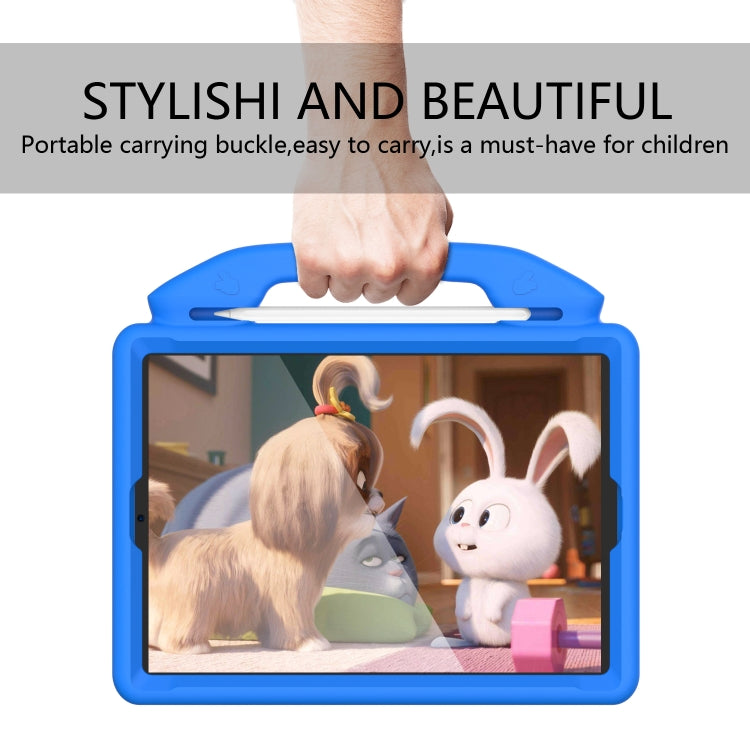 For iPad Pro 10.5 inch  EVA Flat Anti Falling Protective Shell with Thumb Bracket(Blue) - iPad Pro 10.5 inch Cases by buy2fix | Online Shopping UK | buy2fix