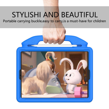 For iPad Pro 10.5 inch  EVA Flat Anti Falling Protective Shell with Thumb Bracket(Blue) - iPad Pro 10.5 inch Cases by buy2fix | Online Shopping UK | buy2fix