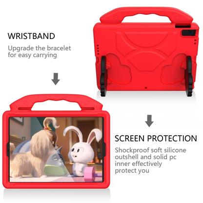 For iPad Pro 10.5 inch  EVA Flat Anti Falling Protective Shell with Thumb Bracket(Red) - iPad Pro 10.5 inch Cases by buy2fix | Online Shopping UK | buy2fix