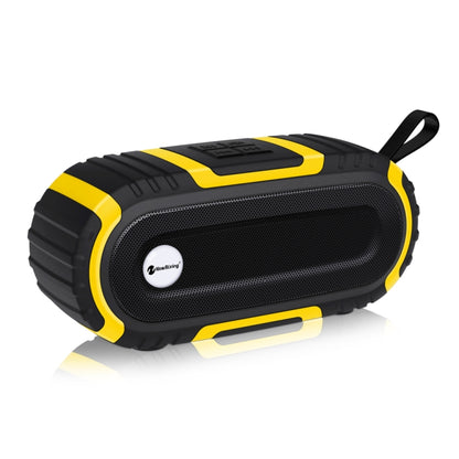 New Rixing NR5016 Wireless Portable Bluetooth Speaker Stereo Sound 10W System Music Subwoofer Column, Support TF Card, FM(Yellow) - Desktop Speaker by NewRixing | Online Shopping UK | buy2fix