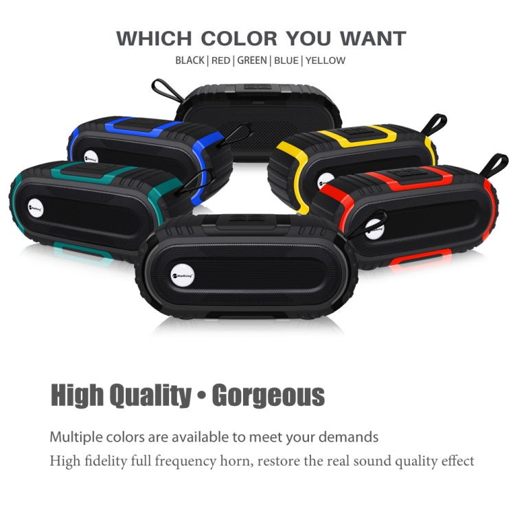 New Rixing NR5016 Wireless Portable Bluetooth Speaker Stereo Sound 10W System Music Subwoofer Column, Support TF Card, FM(Green) - Desktop Speaker by NewRixing | Online Shopping UK | buy2fix