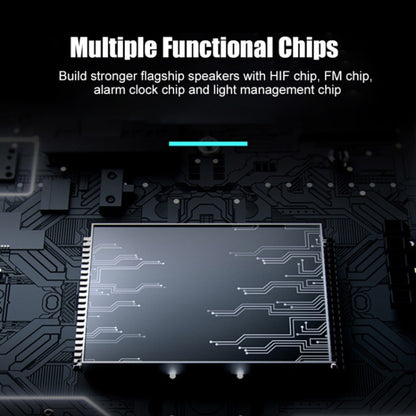 Newrixing NR-5017 LED Bluetooth Portable Speaker TWS Connection Loudspeaker Sound System 10W Stereo Surround Speaker(Rose Gold) - Desktop Speaker by NewRixing | Online Shopping UK | buy2fix