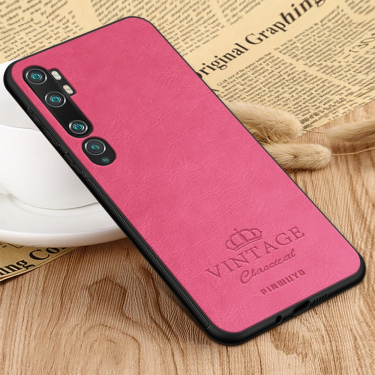 For Xiaomi Mi CC9 Pro / Note10 PINWUYO Pin Rui Series Classical PU Leather + PC + TPU Anti-fall All-inclusive Case (Red) - Xiaomi Cases by PINWUYO | Online Shopping UK | buy2fix