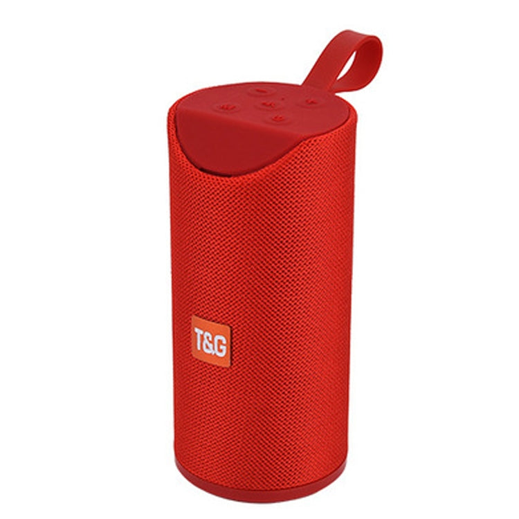 T&G TG113 Portable Bluetooth Speakers Waterproof Stereo Outdoor Loudspeaker MP3 Bass Sound Box with FM Radio(Red) - Desktop Speaker by T&G | Online Shopping UK | buy2fix