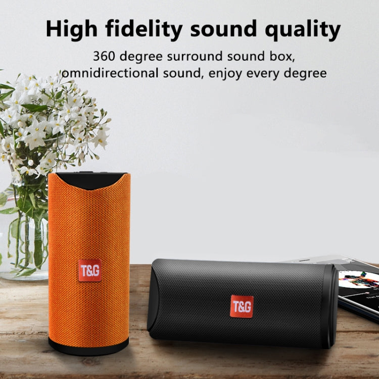 T&G TG113 Portable Bluetooth Speakers Waterproof Stereo Outdoor Loudspeaker MP3 Bass Sound Box with FM Radio(Red) - Desktop Speaker by T&G | Online Shopping UK | buy2fix